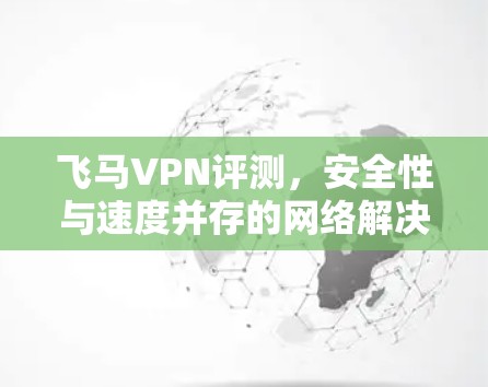 飞马VPN评测，安全性与速度并存的网络解决方案